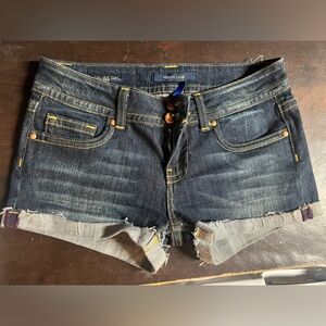 Worn a few times. Low rise and short.